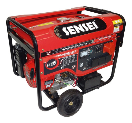 Grupo Generador Sensei Mge-7500 Ae3-att Trifasico 6000w