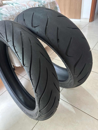 Pneus Dianteiro E Traseiro ,dunlop.cb650f .