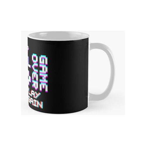 Taza Sube De Nivel Juego Terminado Juega De Nuevo Calidad Pr