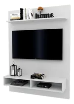 Comprar Mueble Panel Para Led Lcd Organizador Moderno Max La Font Color Blanco
