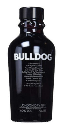 Botella Ginebra Bulldog Gin 750 - Unidad a $196999