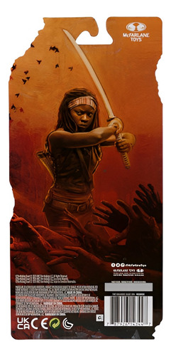 Muñeco Accion Mcfarlane 13cm 14340 The Walking Dead Michonne