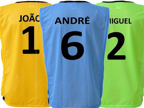 Adicional Colete Numerado Personalizado De Futebol 