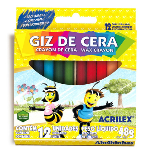 Crayola Acrilex 12 Colores - Mosca