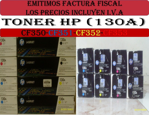 Tóner Original Laserjet Hp 130a Negro