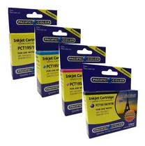 Comprar Pack De Tintas T195 \u002F 196 Alternativas Pacific Color Byc