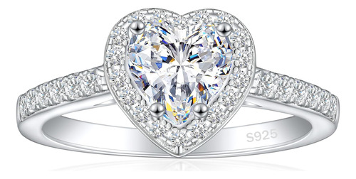 Jalokivi 14ct 925 Sterling Silver Engagement Rings For Women