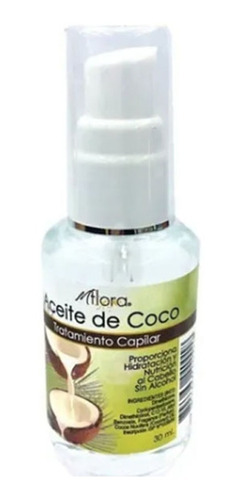 Aceite Hidratante Coco Para El Cabello Mflora..estylosas
