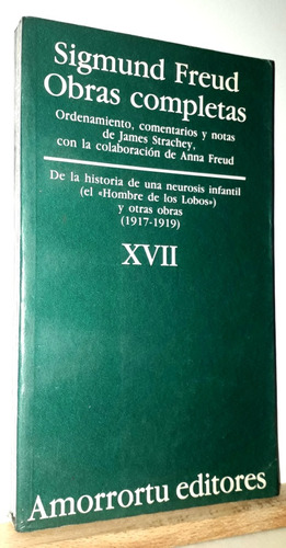 Obras Completas. Sigmund Freud. Tomo 17. Editorial Amorrortu