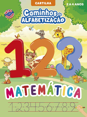 Caminhos da Alfabetização: Matemática 2 a 4 anos, de On Line a. Editora IBC - Instituto Brasileiro de Cultura Ltda, capa mole em português, 2022