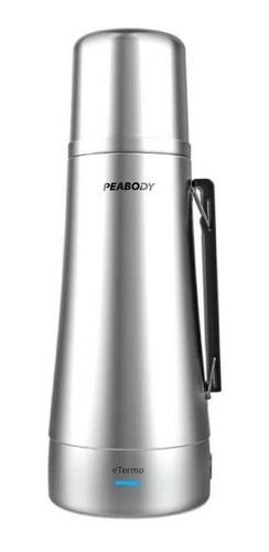 Imagen 4 de 9 de Termo Peabody Pe-eta1000s Acero Inox 1lt Mate/bombilla Prm