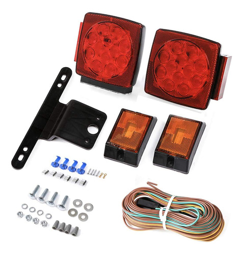 Maxxhaul 50520 12v Led Compacto Sumergible Kit De Luz Para R