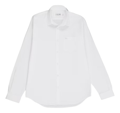 Camisa Lacoste Hombre Regular Fit Chemise Ville Manches Lon