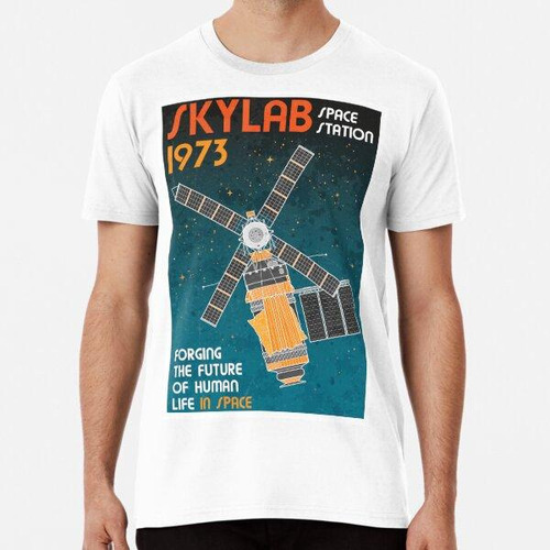 Remera Skylab Space Station 1973 Algodon Premium