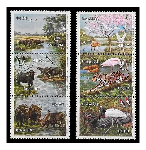 Flora - Fauna - Brasil - Trípticos Mint - Yv 1668a + 76a