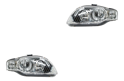 Set Faros C/cuarto Blanco P/xenon A4 05/08