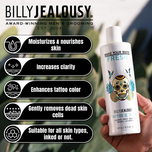 Limpiador De Tatuajes Billy Jealousy Make Your Mark 473 Ml C