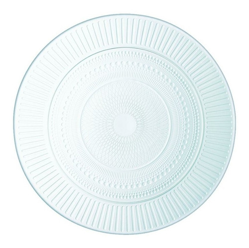 X 6 Plato Postre 19 Cm Vidrio Vintage Luminarc Louison G