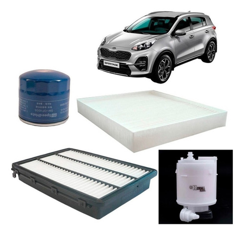 Kit Filtro Air Polen Aceite Comb Para  Sportage 2.0 16-21