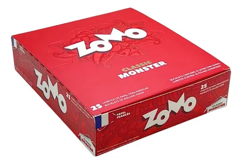 Caixa De Seda Zomo Monster Vermelha Ks Extra Large C/25 | MercadoLivre