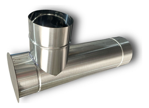 Cotovelo Com Tampa 150mm Inox 430 Escovado