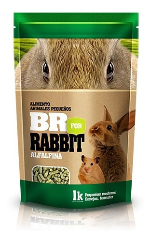 Br Rabbit. Alimento Conejo. Alimento Pequeños Animales 1kg