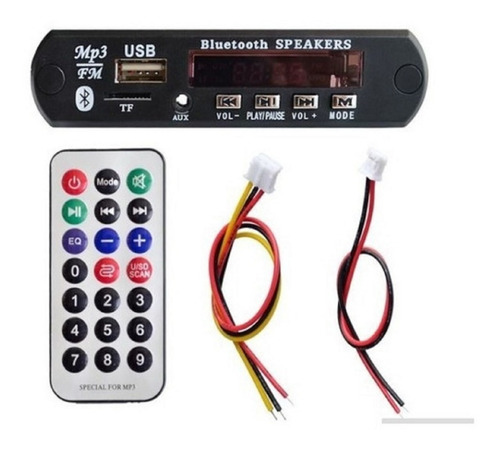 Modulo Reproductor De Mp3 Wav Wma De 12v C/control Remoto