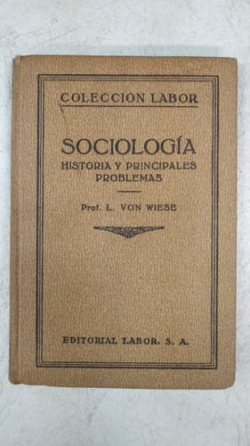 Sociologia - L Von Wiese - Labor
