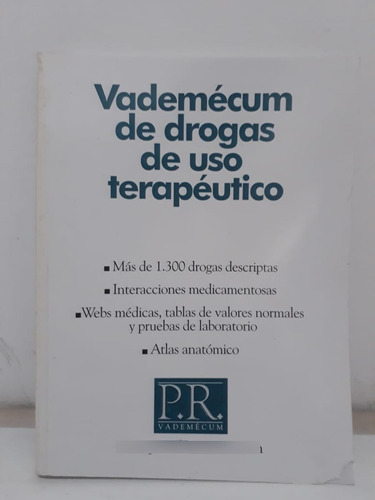 Vademécum De Drogas De Uso Terapéutico P.r.vademecum Mer 