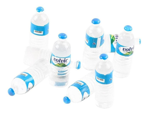 Botellas De Agua Mineral Piezas, Casa De En Miniatura,