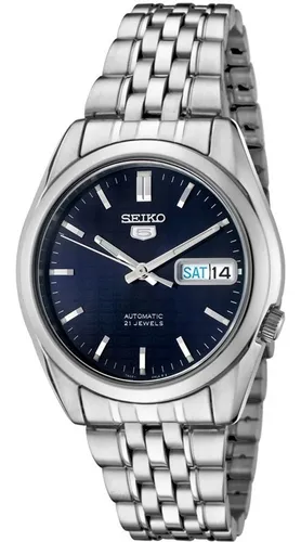 Seiko 5 SNXS77 Automatic 21 Jewels Blue reloj azul para caballero