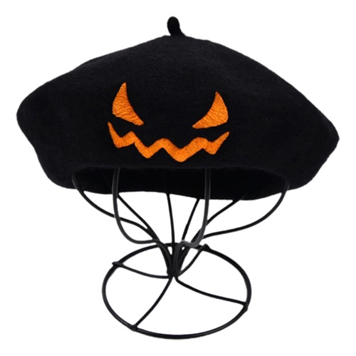 Boina De Calabaza De Halloween, Sombrero Vintage De Artista