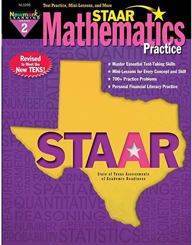 Newmark Learning Grade 2 Staar Math Practice Aid