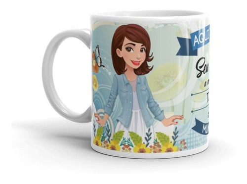 Caneca Porcelana Personalizada Presente Melhor Tia