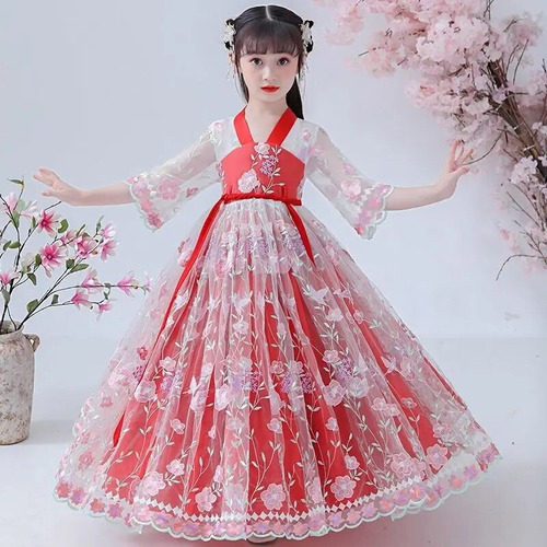 Vestido Navideño Infantil Japonés Y Coreano De 3-10-12t Para