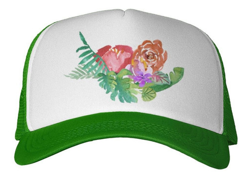 Gorra Ramo De Flores Dibujo Art M1