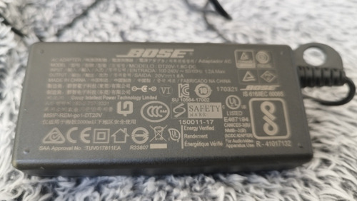 Cargador Nuevo Bose 20v 1.8 Amp 
