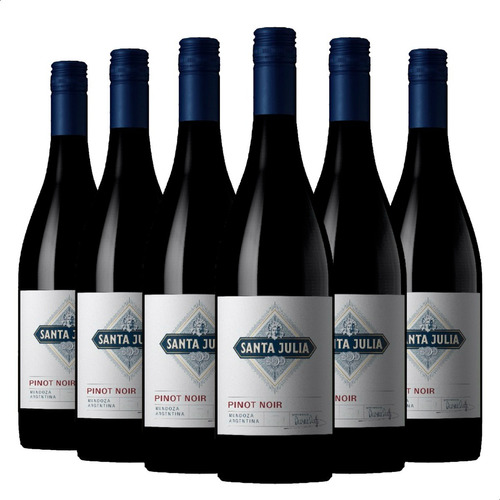 Vino Santa Julia Pinot Noir X6 Tinto 750ml - 01almacen