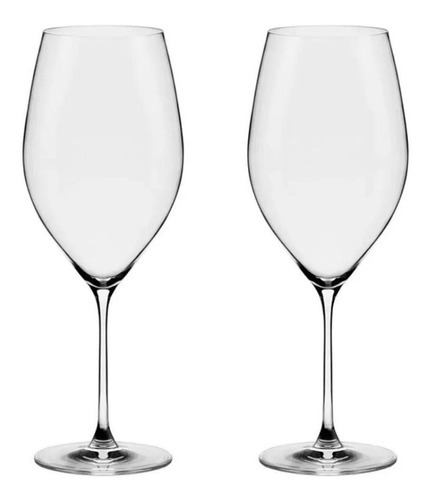 Kit 2 Taça De Vinho Para Casal Athenas Classic Oxford 580 Ml Cor Transparente