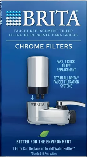 Brita Sistema de filtración de agua del grifo Filtros de  repuesto para grifos, 3 unidades, blanco, 3 y 7540545 Sistema de filtro de  agua para grifo, paquete de 1, blanco con