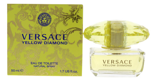 Eau De Toilette Versace Yellow Diamond, 50 Ml, Para Perfume