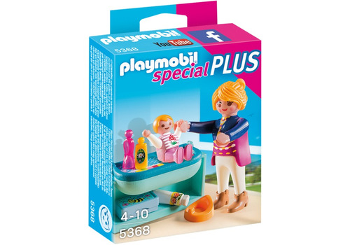Playmobil 5368 Mamá Con Cambiador Y Bebé Special Plus
