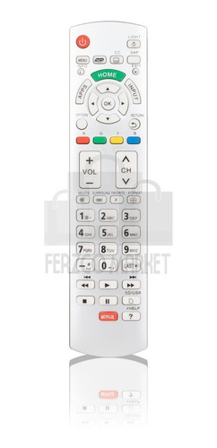 Control Remoto Compatible Con Panasonic Netflix Smart Tv 3d