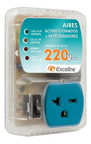 Protector De Voltaje 220v Nevera Aire Acondicionado Exceline