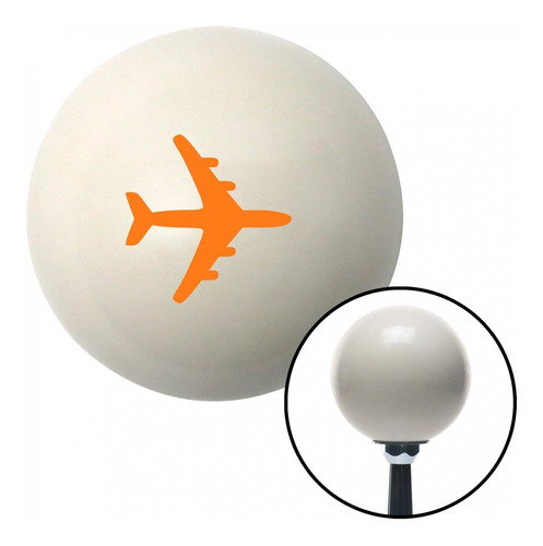 American Marfil Shift Knob Inserto Mm Naranja Avion