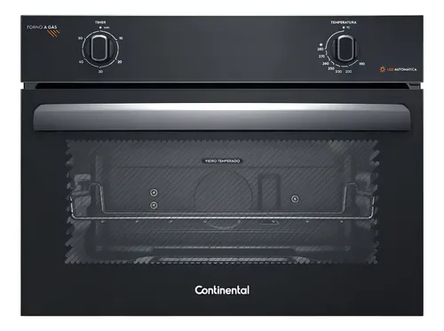 Forno de Embutir a Gás Continental 50L TOPLimpaFácil OC4GM Cor Pr...