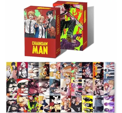 Pack 30 Cartas Chainsaw Man Lomo Card