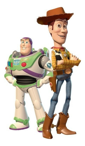 Vinilo Decorativo 3d Toy Story-i 07, Sticker De Pared Buzz. Color Multicolor