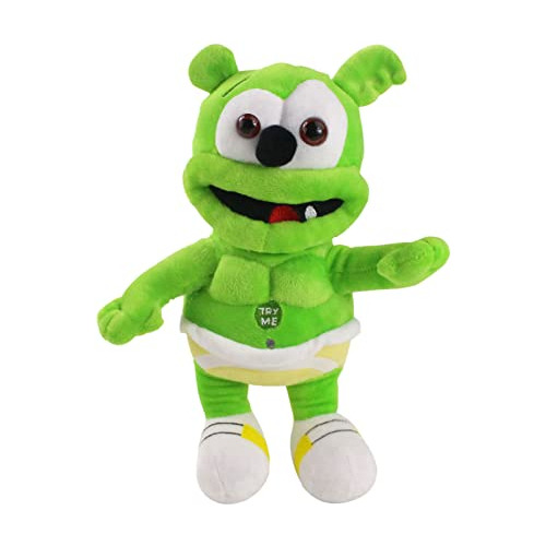 Tumpety Gummy Bear Plush Green Singing Bear Toy Christmas Ce