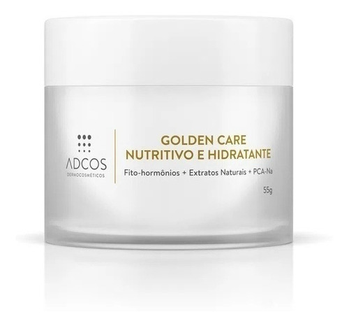 Golden Care Creme Nutritivo E Hidratante Facial 60g Adcos Tipo de pele Ressecada